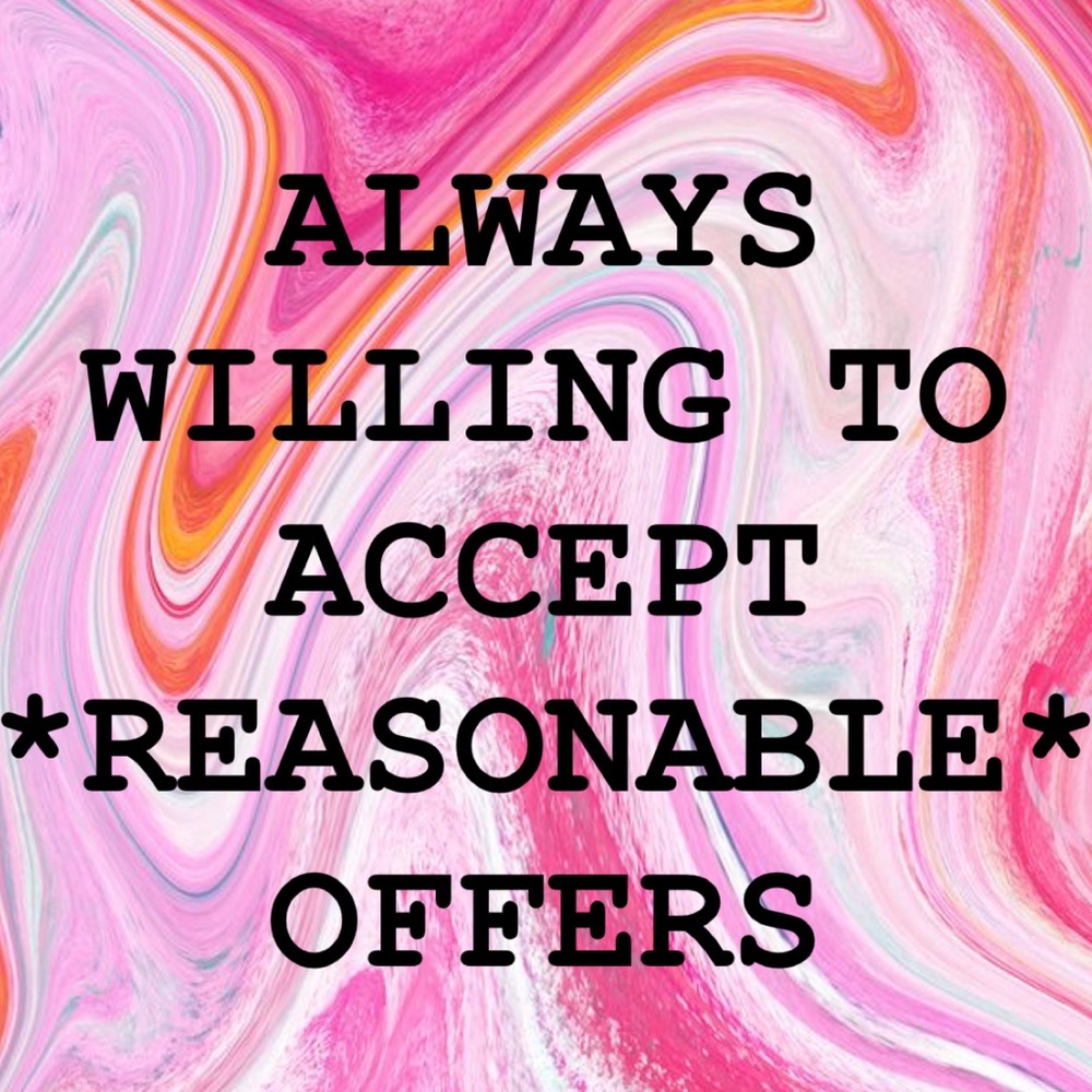 Willing to accept offers